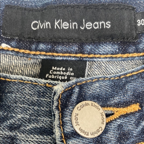 Calvin Klein Jeans Blue Classic Straight Denim - Picture 3 of 7